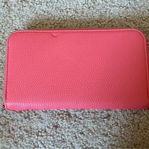 Pink thirty one all that Benjamin’s Zip-Around Leather Wallet